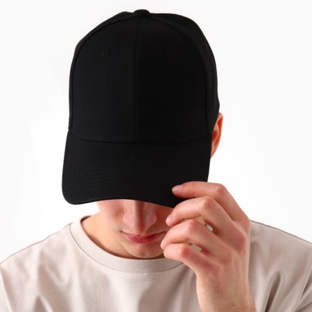 Male cap unineron, black color-4