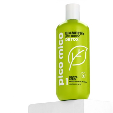 Shampoo with argan and jojoba oil, ultrableshk, 400 ml, Pico Mico-11
