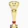 Cup 174C, award figure, gold, plastic stand, 26.5 x 8 x 7 cm.