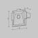 A set of plugs for the built-in track system Technical Tra084EC-12W, 3.3x3.3.2 cm, white, 2 pcs