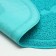 2-in-1 rug for a bowl/animal toilet two circles, 47 x 26 cm, turquoise