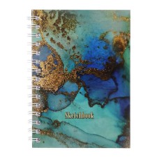 A5 sketchbook, 80 sheets on the crest on the long side of the 