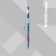 Mechanical pencil Erichkrause "Colortouch Patchwork", Grifel D = 2.0 mm, with a grief, "Soft-Touch" case with a design, in a tube