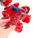 Robot Dog "Roborux" Unicon, screw designer, interactive: light effects, 19 parts, on batteries, red