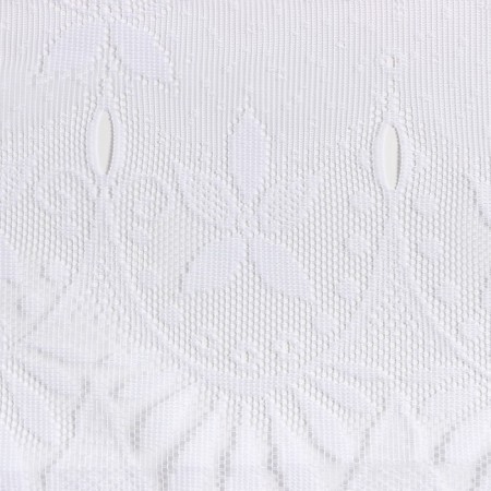 Curtain kitchen, size 165x170cm, white, 100% polyester-1