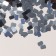 Sequins for the decor of the nails "Disco", silver