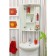 Cabinet-mirror lina 55 white gloss, left 26.5 cm x 55 cm x 73 cm