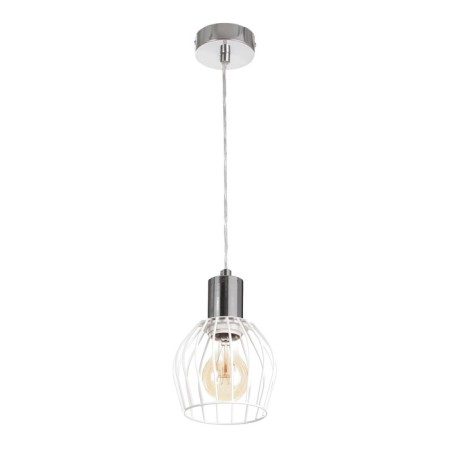 Suspension lamp "Loft" 1x25W E27 white/chrome 12x116x11
