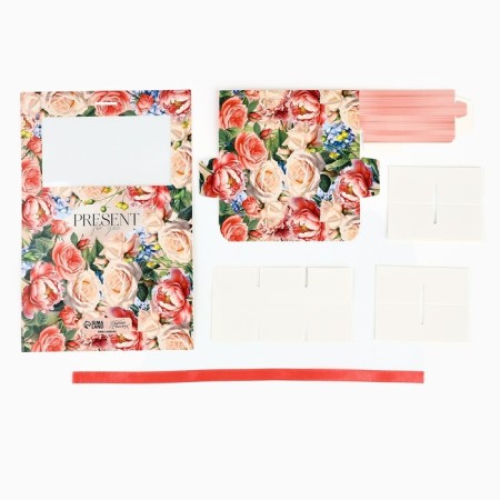 Box for 6 sweets with cells “Gift” 14.8 x 9.5 x 3.5 cm-5