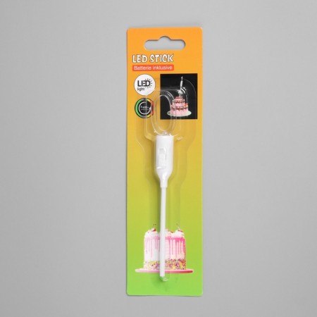 LED candle "Figure 0", 14.5 cm, from batteries LR1130x3 (included), glow of multi (RGB)-2