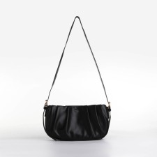 Bag Cross-Bodi with a zipper, black color
