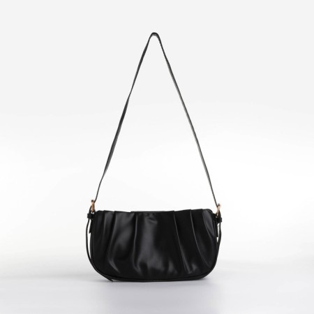 Bag Cross-Bodi with a zipper, black color