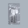A bottle for storage, with a spray, with a division scale, 50 ml, white/transparent color