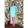 Cardigan female, size 42, green color