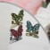 Brooch "Butterfly" mini, color mix (indivisible packing 12 pcs., Price per pcs.)