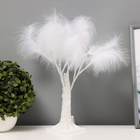 Nightlight "feathers" led white 17x18x35 cm