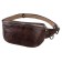 Waist bag, lightning department, adjustable belt, color brown druid