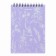 STOCKENOT on spirals A6, 80 sheets, cell, Erichkrause "Lavender", plastic cover silk -screen cover, OFSET BELIST 100%