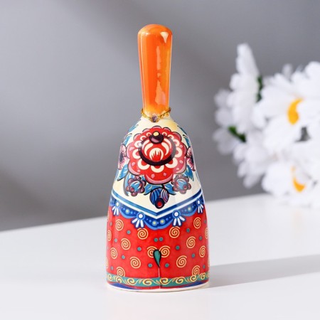 Matryoshka bell is medium with a pen, cat, mix 10 cm-2