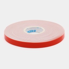 Bilateral tape ABRO OE-08-RR, on a foamed basis, heat-resistant, white, 8 mm x 5 m