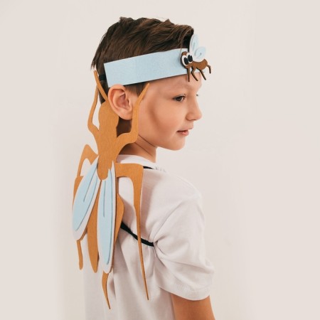 Carnival set "Funny insects": a bandage and a mosquito made of felt, 3-7 years old-6