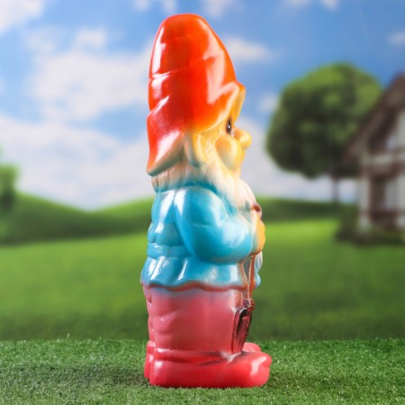Garden figure "Dwarf with a pitchfork" 35x15x12cm