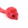 Toy for cats "Mouse Low" color, 5 cm, red