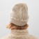Women's hat minku, milk color, rr 56-58