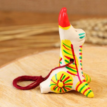 Filimonovskaya toy - whistle "Hare"-2