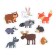 Developing toy "Fun Velcro", animals, blue tractor