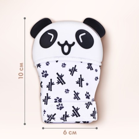 Mitten Mitten "Panda", on Velcro, Kroshka I-3
