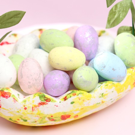 Easter decor "Basket with eggs" 8 × 12 × 14 cm-3