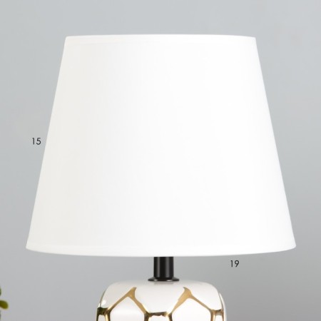 RICO desktop lamp E14 40W white-golden 20x20x33 cm Risalux-2