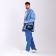 Male bag over the shoulder, artificial leather, black color