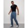 Sports male winter, size 50, blue color