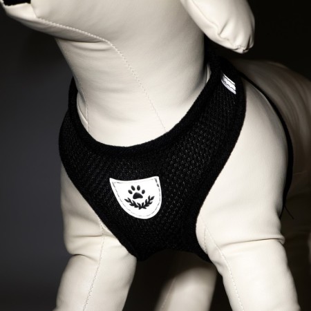 A set of ammunition with a soft harness and a reflective patch, m, Osh 26 cm, OG 36-44 cm, black 7614-2