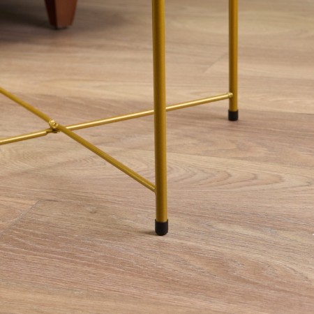 Coffee table, golden tray-7