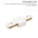 Connector for single-phase busbar I-shaped white Rexant