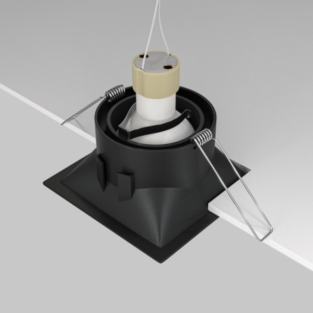 The built-in lamp Technical DL029-2-01B, 1x50W, 9x9x4.5 cm, GU10, black color-6