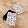 Gift box for earrings/pendant/ring "Graf Patterns", 5 × 8, black and white