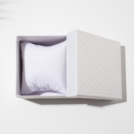 Gift box for the clock "Styganaya", 9 × 9 × 5, white color-2