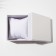 Gift box for the clock "Styganaya", 9 × 9 × 5, white color