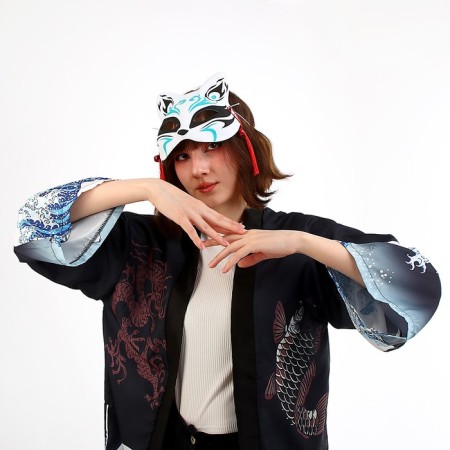 Carnival set "Kitsune: Waves", p. 44–52: Mask, haoori-4