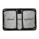 Penal 1 section, 140 x 205 x 38 mm, 2 folding strips, calligrata 30p32_2v "sneakers", laminated cardboard