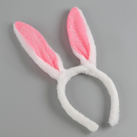 Carnival rim of ears Bunny, pink color-1