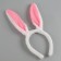 Carnival rim of ears Bunny, pink color