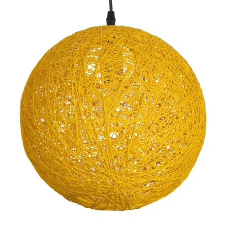 Lamp Bayerlux rattan 1he27 15W yellow 30x30x130 cm-1