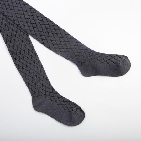 Pantyhose children, gray color, height 140-146 cm-1