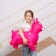 Zabiaka “Olenenok”, h = 55 cm, 1200 g, pink color