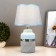 Board lamp 16838/1bl E14 40W gray-blue 20x20x34 cm Risalux